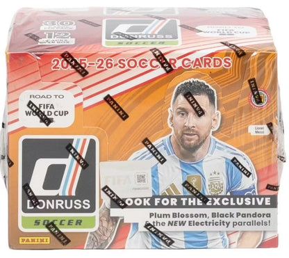 Soccer 2025-26 Panini Donruss Road to FIFA World Cup Hobby International Box