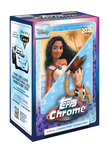2026 Topps Chrome Disney - Value Blaster Box (Vorbestellung !! erscheint voraussichtlich 17. Juni 2026) (Kopie)