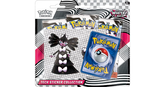 POKEMON White Flare Tech Sticker Collection 3er Blister  EN