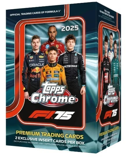 F1 Topps Formula One Chrome 2025 Blaster Box