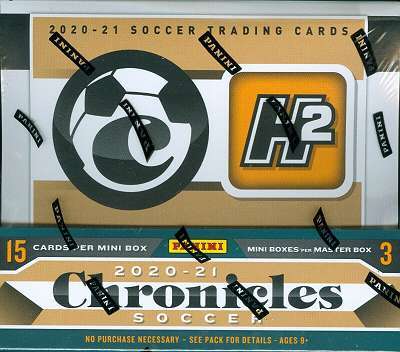 SOCCER Panini Chronicles H2 Hobby Hybrid Box 2020-21