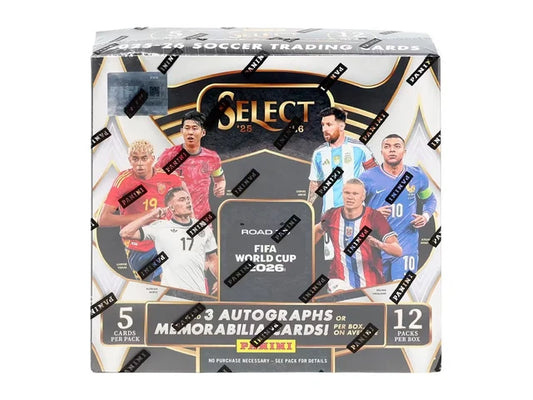 2025-26 Panini Road to FIFA World Cup Soccer Box (3 Auto/Memo)