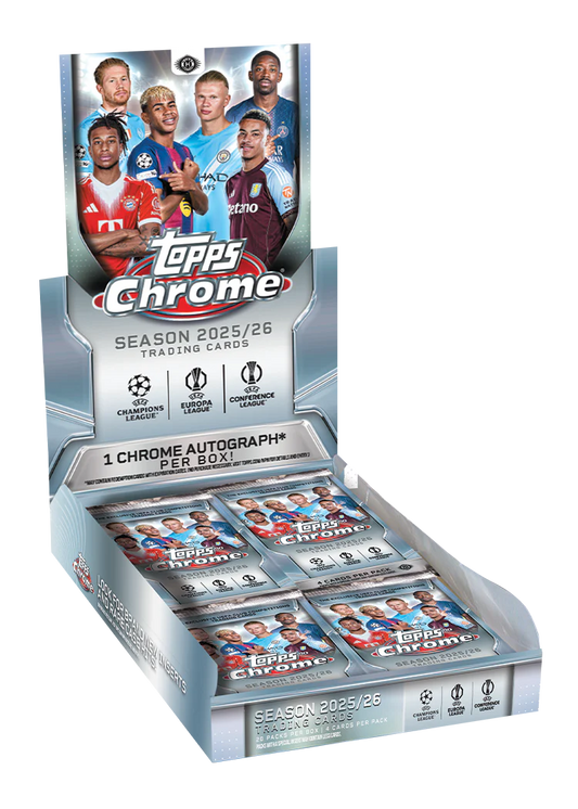 Topps Chrome UEFA Club Competitions UCC 2025/26 - Hobby Box