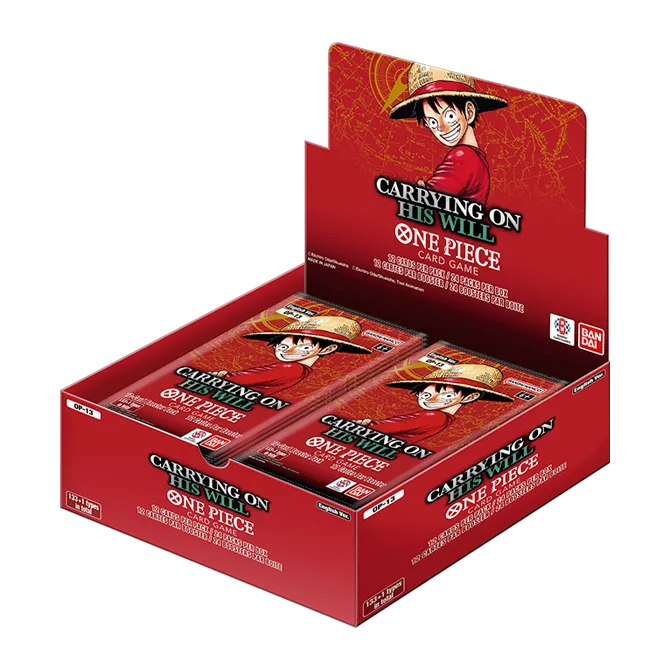 One Piece Card Game OP 13 Booster Box Carrying On His Will EN