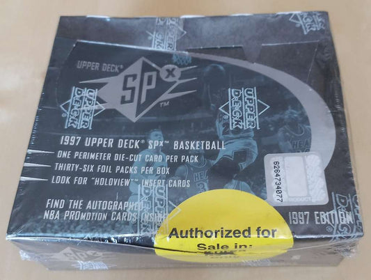 NBA 1997 Upper Deck SPx Basketball Factory Sealed Box