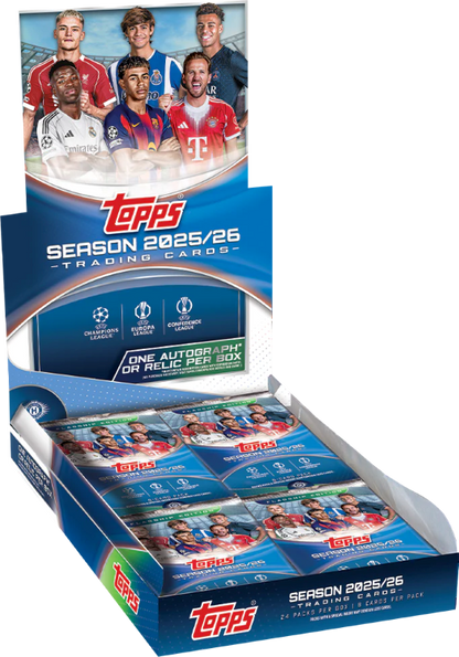 SOCCER 2025-26 Topps UEFA Club Competitions - UCC Hobby Box