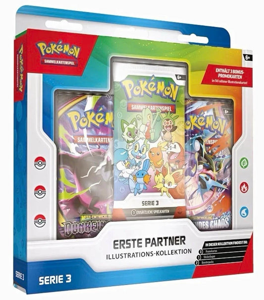 POKEMON Erste Partner Serie 3 Illustrations Kollektion DE