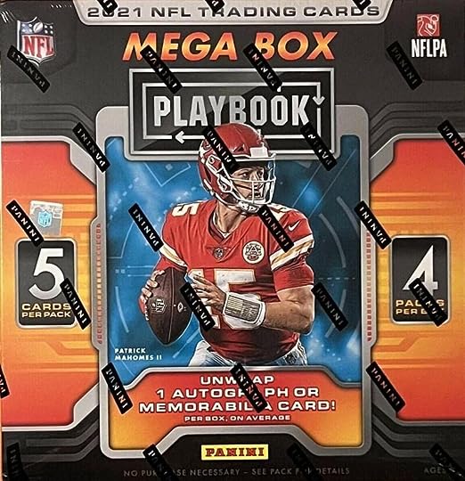 NFL Panini Playbook 2021 Trading Cards Mega Box