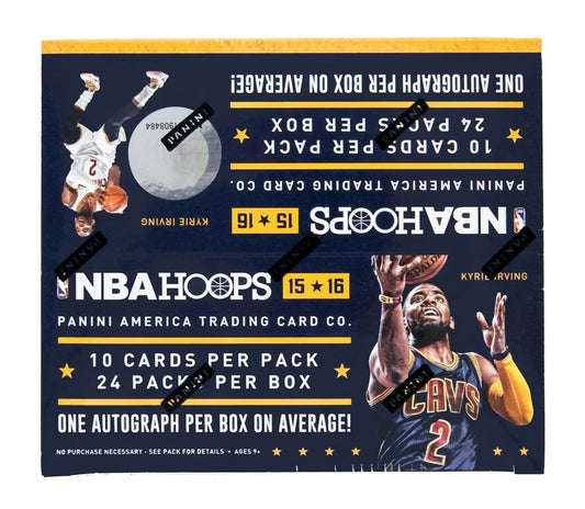 NBA 2015/16 Panini Hoops Basketball - Retail Box (1 Auto)