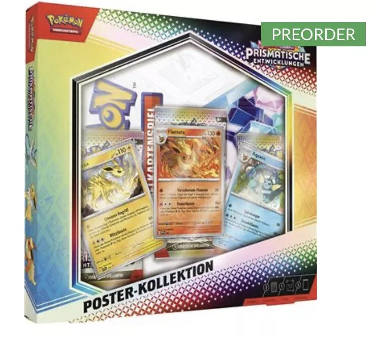 POKEMON Prismatische Entwicklungen Poster Kollektion (Deutsch)