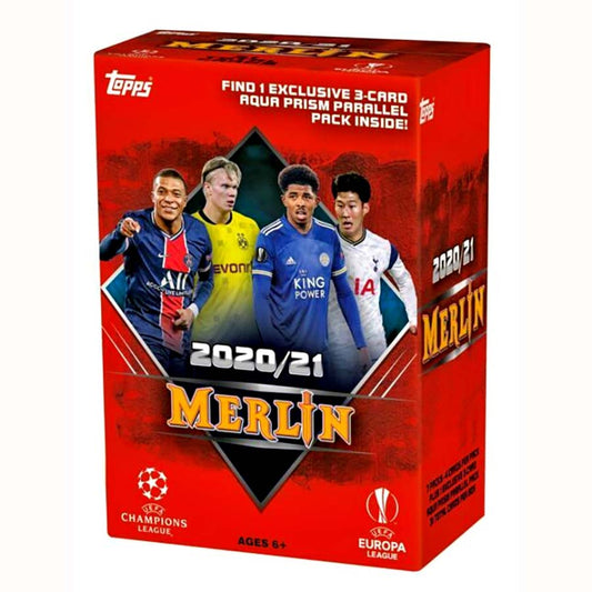 SOCCER 2020-21 Topps Champions League Merlin Chrome UEFA Blaster Box