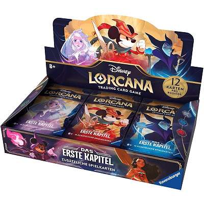 DISNEY Lorcana 1 (24er) Booster Box Display (1.Auflage, englisch)