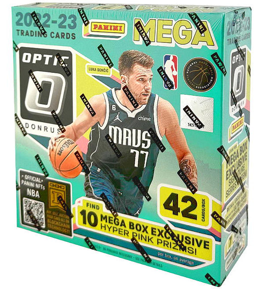 NBA 2022-23 Panini Donruss Optic Basketball Trading Cards Mega Box