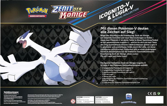 POKEMON Spezial-Kollektion Zenit der Könige: Icognito-V & Lugia-V