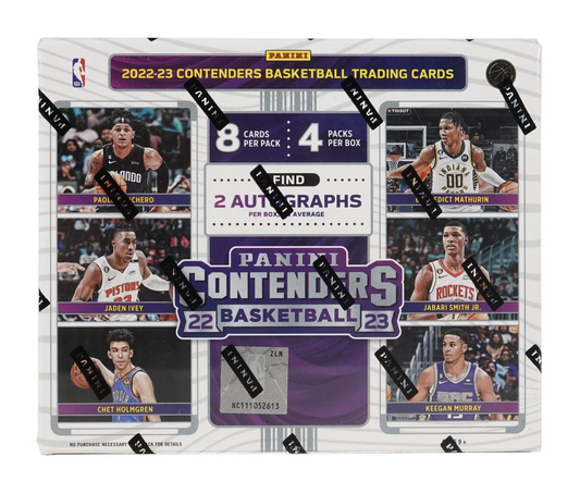 NBA 2022-23 Panini Contenders Basketball Hobby box (2) Autographed Card