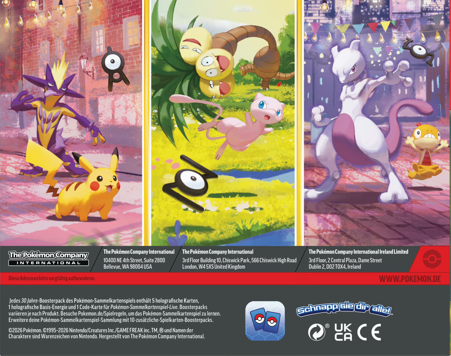 POKEMON 30 Jahre (10er) Mini-Tin Display  EVT 2. Oktober 2026