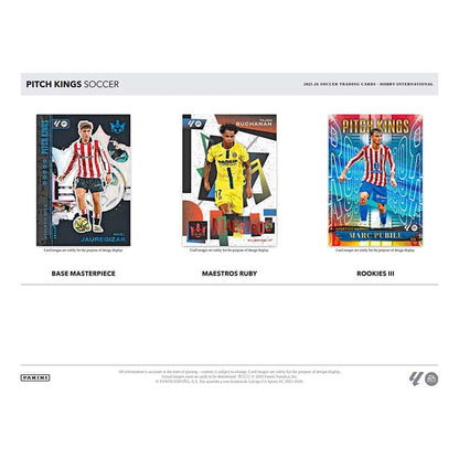 2025-26 Panini Pitch Kings Soccer Cards - Hobby Box (1 Auto)