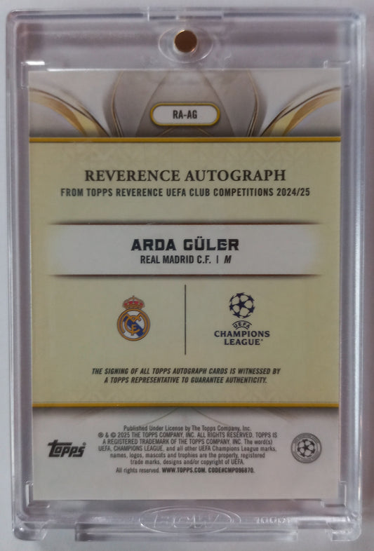 Arda Güller Topps Reverence Autograph 15/25