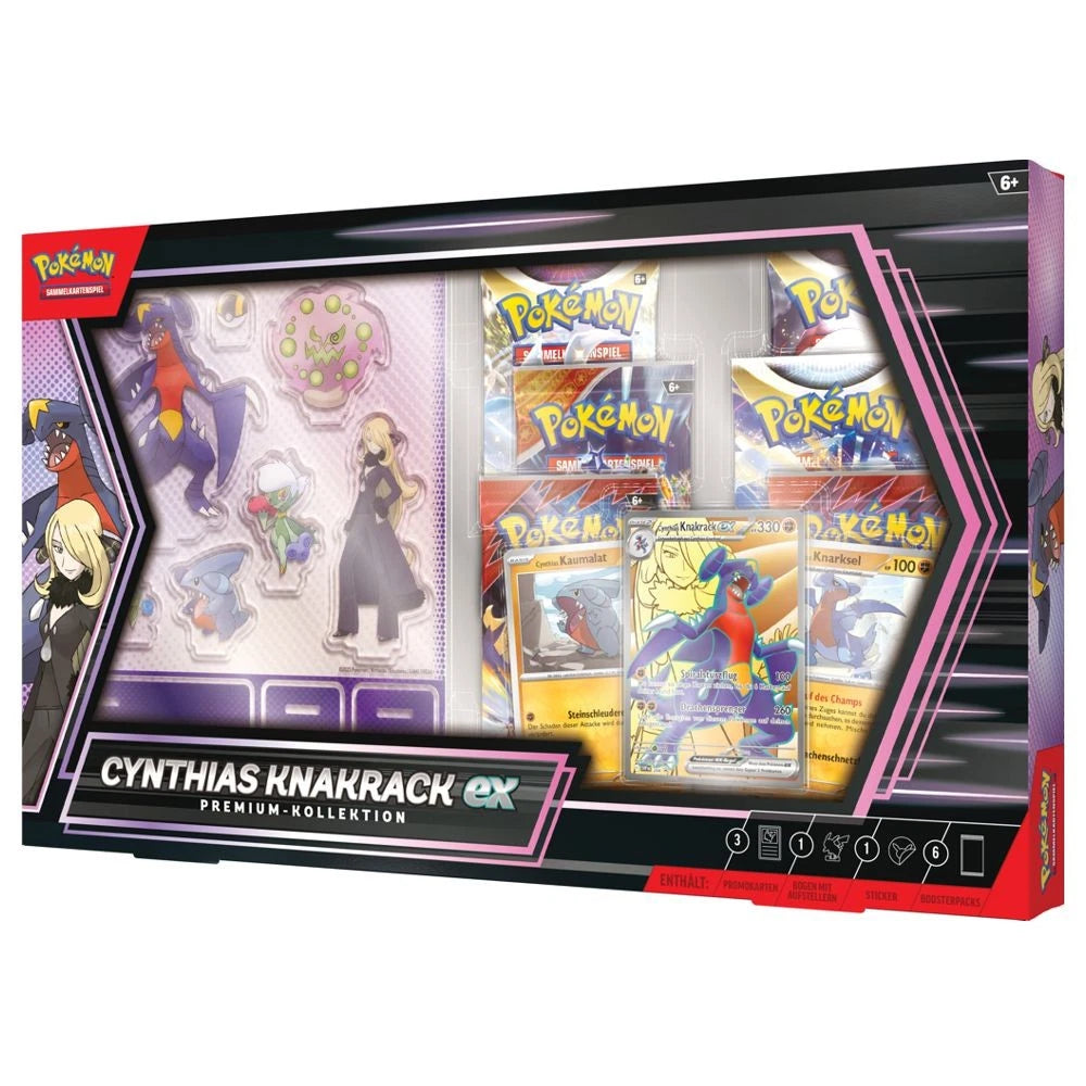 Pokemon - Cynthias Knakrack-EX Premium Kollektion DE