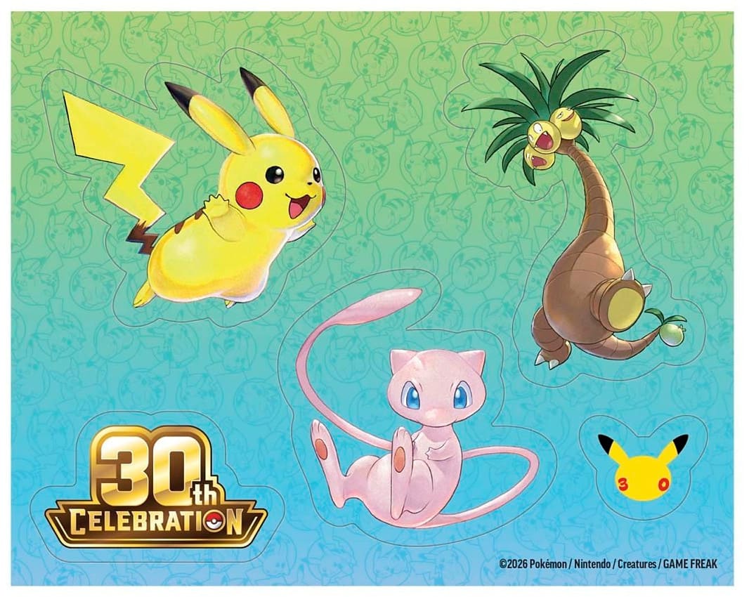 POKEMON 30 Jahre 3-er Pack Tech-Sticker-Kollektion DE (EVT September 2026)