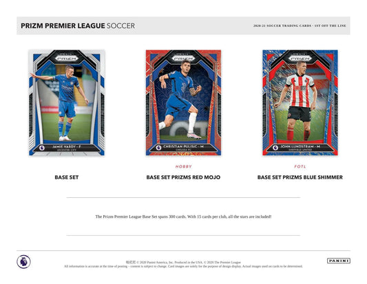 SOCCER 2020-21 Panini Prizm EPL Hobby Box