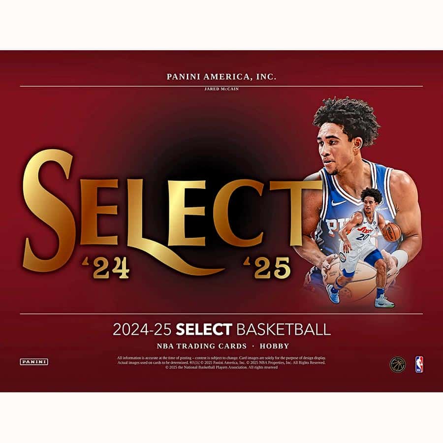 NBA 2024-25 Panini Select Basketball Card Box (3 Auto/Memo)