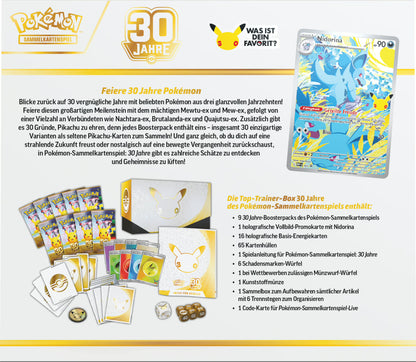 POKEMON 30 Jahre Top-Trainer-Box DE   (EVT 16. September 2026)