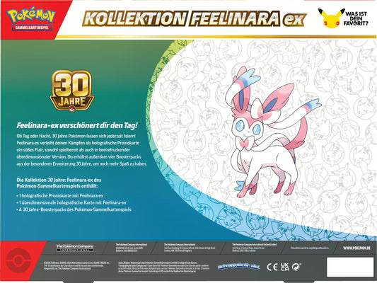 POKEMON 30 Jahre Feelinara-ex Kollektion DE  (EVT 16. September 2026)