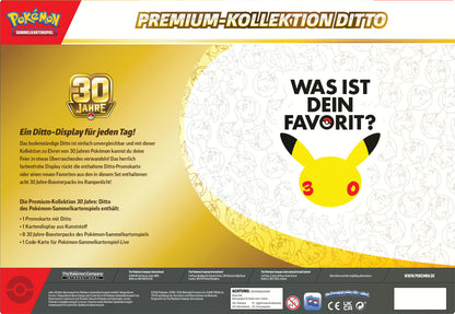 POKEMON 30 Jahre Ditto Premium-Kollektion EVT 06. November 2026
