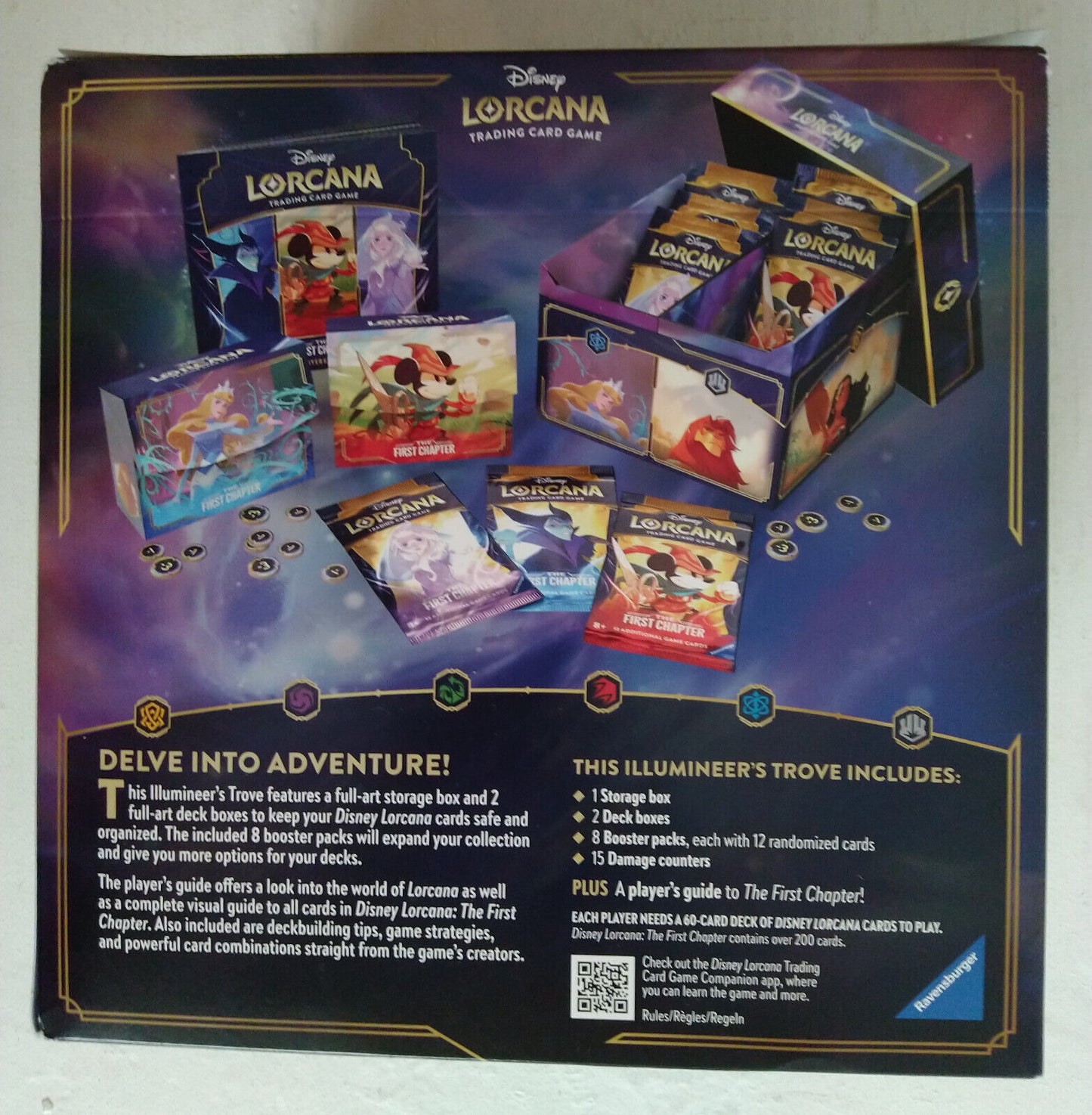 DISNEY Lorcana TCG First Chapter Trove Box