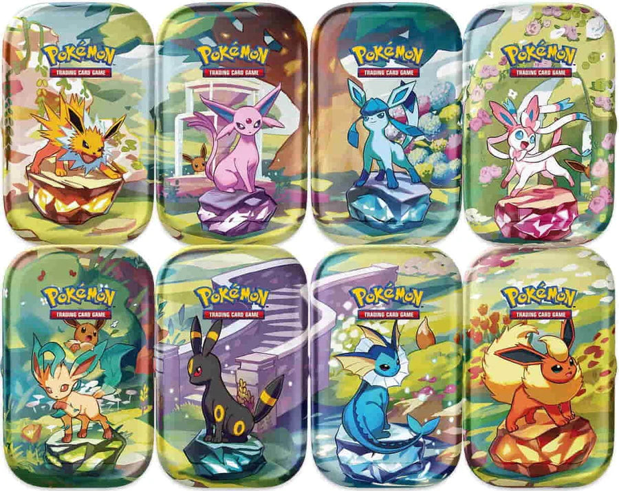 POKEMON Prismatische Entwicklungen Mini Tin 8er Case (Deutsch)