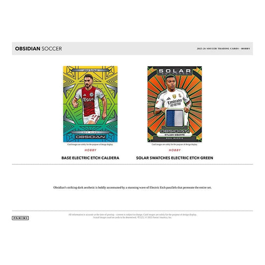 2025-26 Panini Obsidian Soccer Hobby Box (4 Auto/Memo)