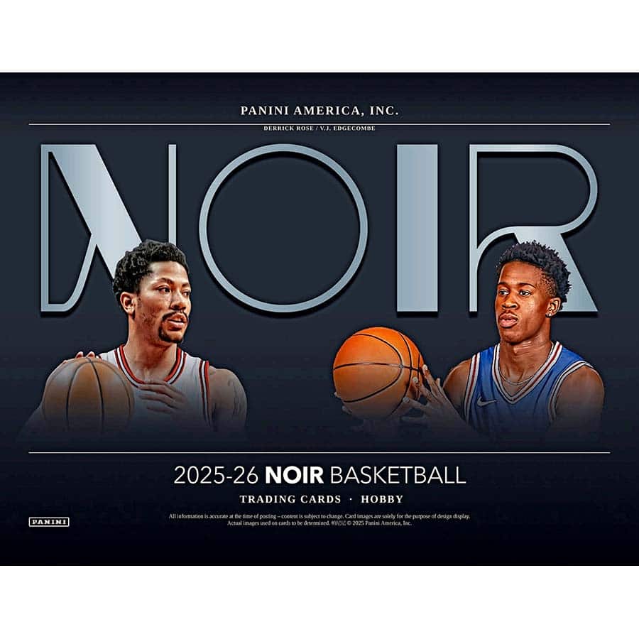 2025-26 Panini Noir Basketball Card Box (5 Auto, 1 Memo)