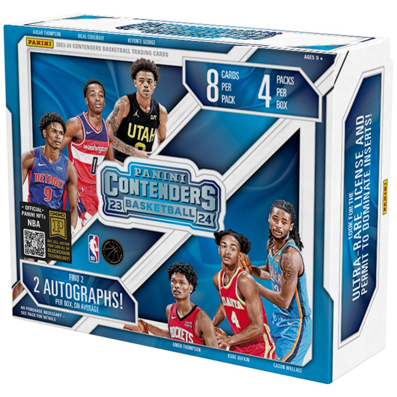 NBA 2023-24 CONTENDERS BKB hobby box (2) Autographed Cards