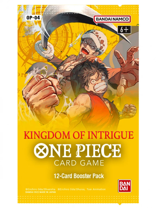 ONE PIECE TCG 10x Booster KINGDOMS OF INTRIGUE OP04