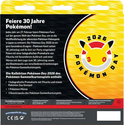 POKEMON Day 2026 Spezial Kollektion Pikachu DE