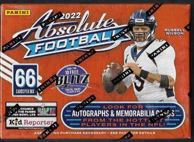NFL 2022 Panini Absolute Football Blaster Box