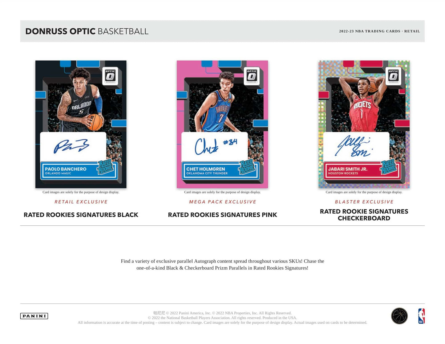 NBA 2022-23 Panini Donruss Optic Basketball Trading Cards Mega Box