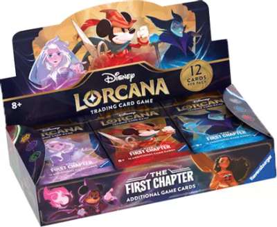 DISNEY Lorcana 1 (24er) Booster Box Display (reprint, englisch)