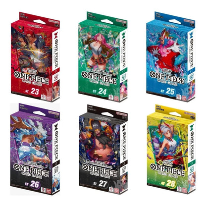 One Piece TCG 6x Starter Deck  ST-23 ST-24 ST-25 ST-26 ST-27 ST-28 - ENG