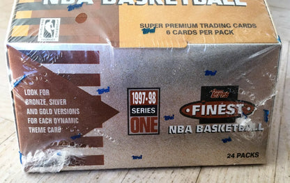NBA 1997-98 Topps Finest Basketball Series 1 FACTORY SEALED hobby box