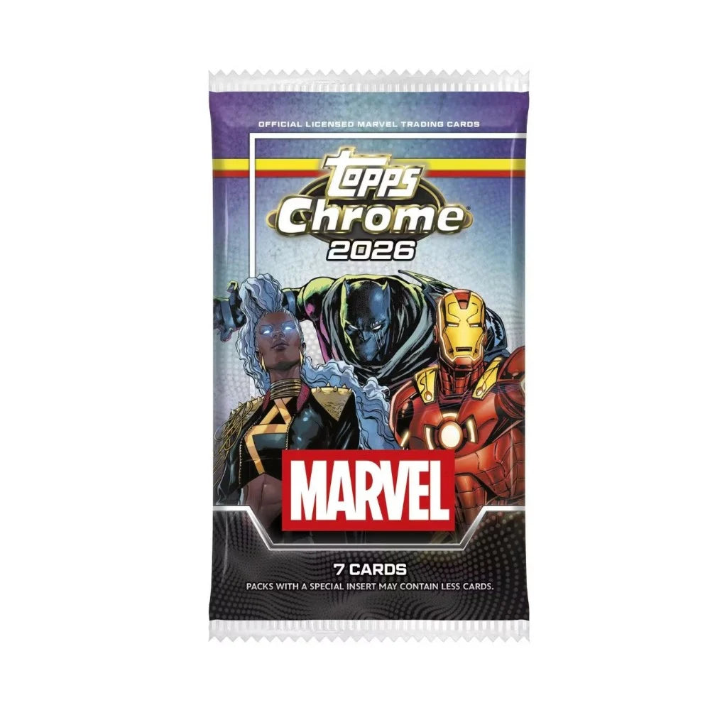 2026 Topps Chrome Marvel Comics Hobby Box