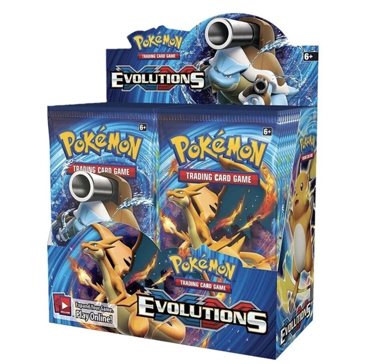 POKEMON Evolutions 4er Booster Artworkset EN