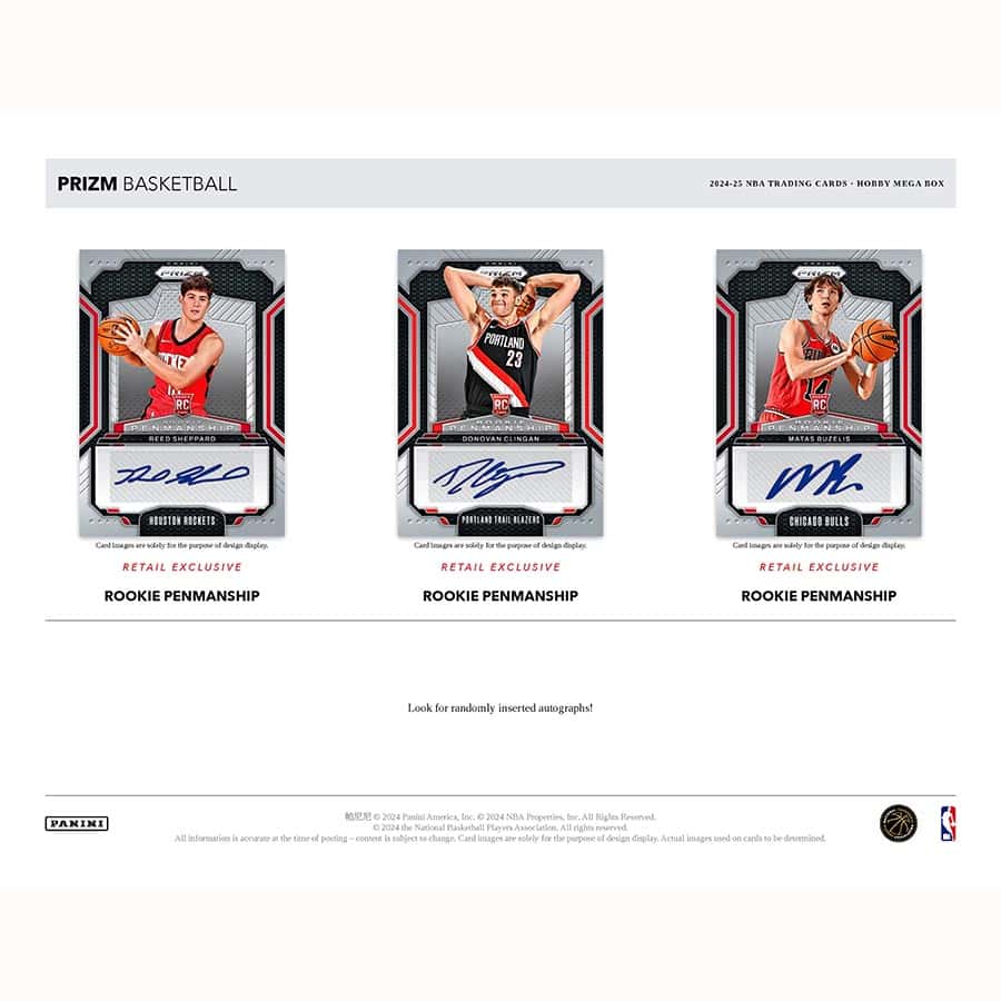 NBA 2024-25 Prizm Basketball Cards - Hobby Mega Box
