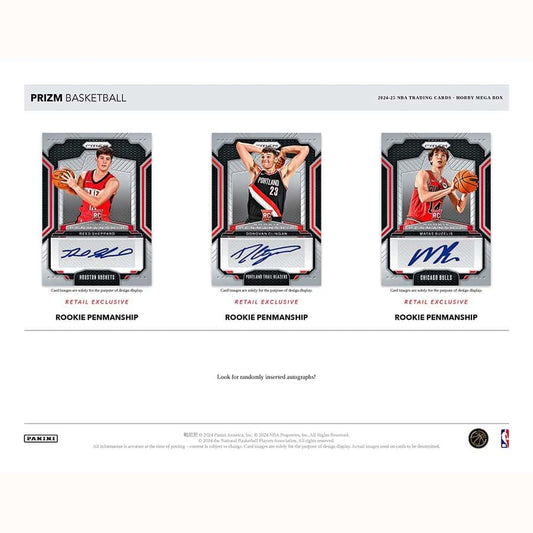 NBA 2024-25 Prizm Basketball Cards - Hobby Mega Box