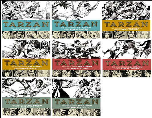 Tarzan - Die kompletten Russ Manning Strips, 1-8 Verlag: Bocola