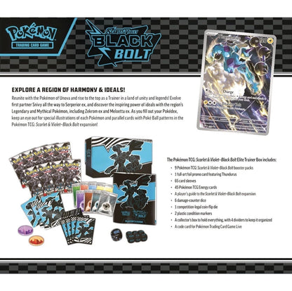 POKEMON Black Bolt Elite Trainer Box EN