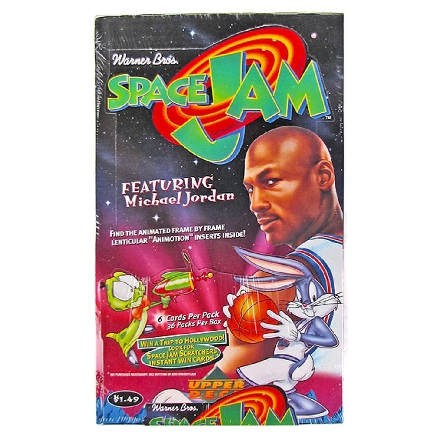 NBA 1996 Upper Deck Space Jam Hobby Card Pack