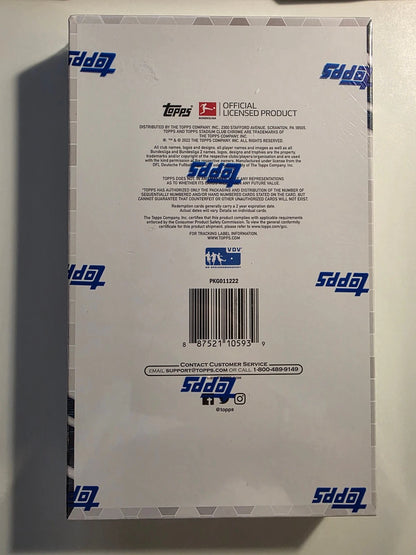 SOCCER Topps Chrome Stadium Club Bundesliga 2021/22 Hobby Box