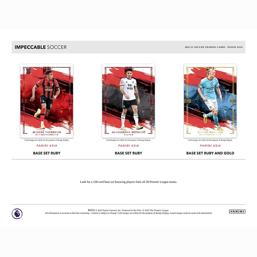SOCCER 2022-23 Panini Impeccable Soccer TMALL Box (4+1 Auto)